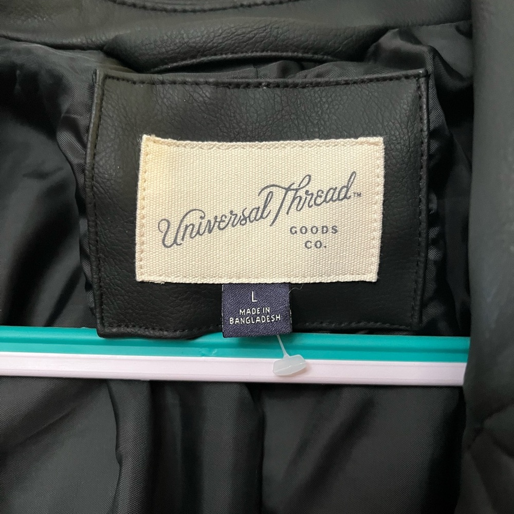 Universal Thread Black Leather Jacket - image 4